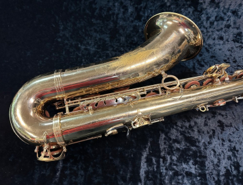 Photo Selmer Paris Super Action 80 SII Tenor Sax in Gold Lacquer, Serial #425256 - Fresh Overhaul!